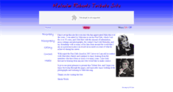 Desktop Screenshot of malcolmrobertsfanclub.co.uk